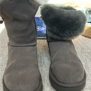 UGG Charcoal Shearling Boots